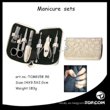 Kit de uñas acrílicas, diseños de manicura, pedicura y manicura.